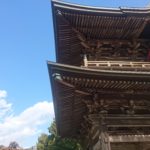 建長寺の外観と青い空